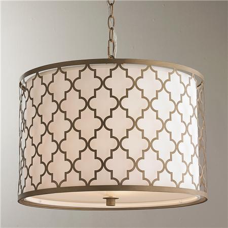 Люстра Contempo Arabesque Convertible Drum Pendant Латунь Люстра Contempo Arabesque Convertible Drum Pendant Латунь в Волгограде | Loft Concept