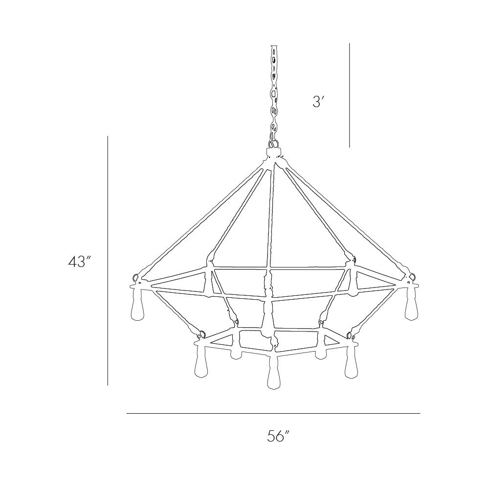 Люстра Arteriors MCINTYRE TWO TIERED CHANDELIER Люстра Arteriors MCINTYRE TWO TIERED CHANDELIER в Волгограде