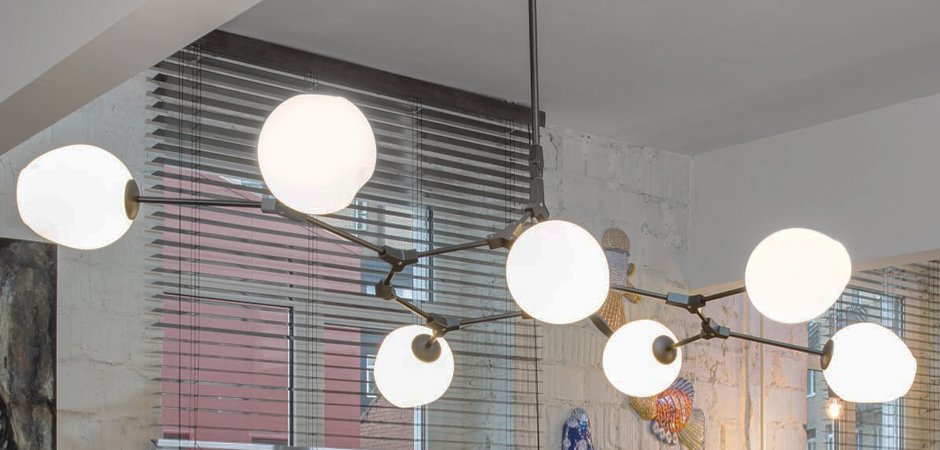 Люстра Сrumpled Bubble White Glass Люстра Сrumpled Bubble White Glass - Loft-Concept в Волгограде