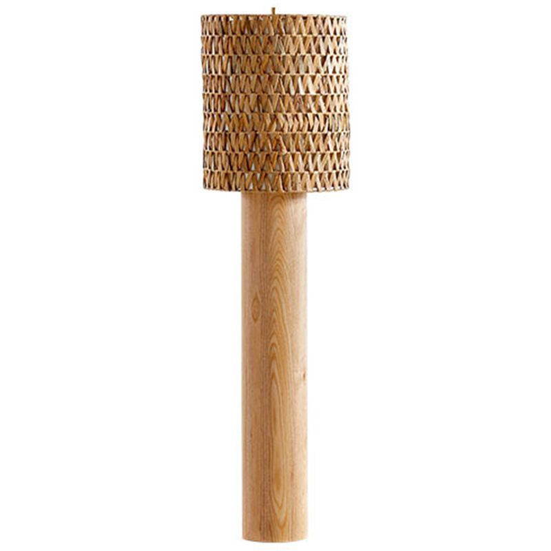 Торшер Wicker Furniture Tenny Floor Lamp Древесина Торшер Wicker Furniture Tenny Floor Lamp Древесина в Волгограде | Loft Concept