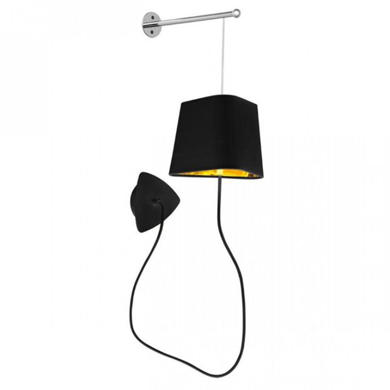 Бра Designheure Lighting Black Wall Lamp Золотой Черный Бра Designheure Lighting Black Wall Lamp Золотой Черный в Волгограде | Loft Concept