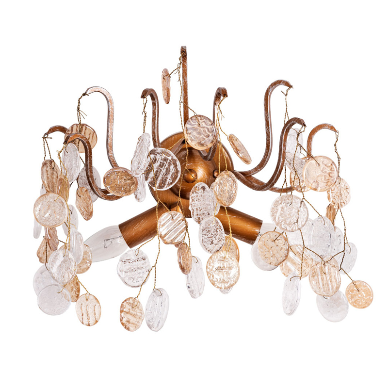 Бра FAIRYTREE Wall Lamp Amber Бронза Янтарный Прозрачное Стекло Бра FAIRYTREE Wall Lamp Amber Бронза Янтарный Прозрачное Стекло в Волгограде | Loft Concept
