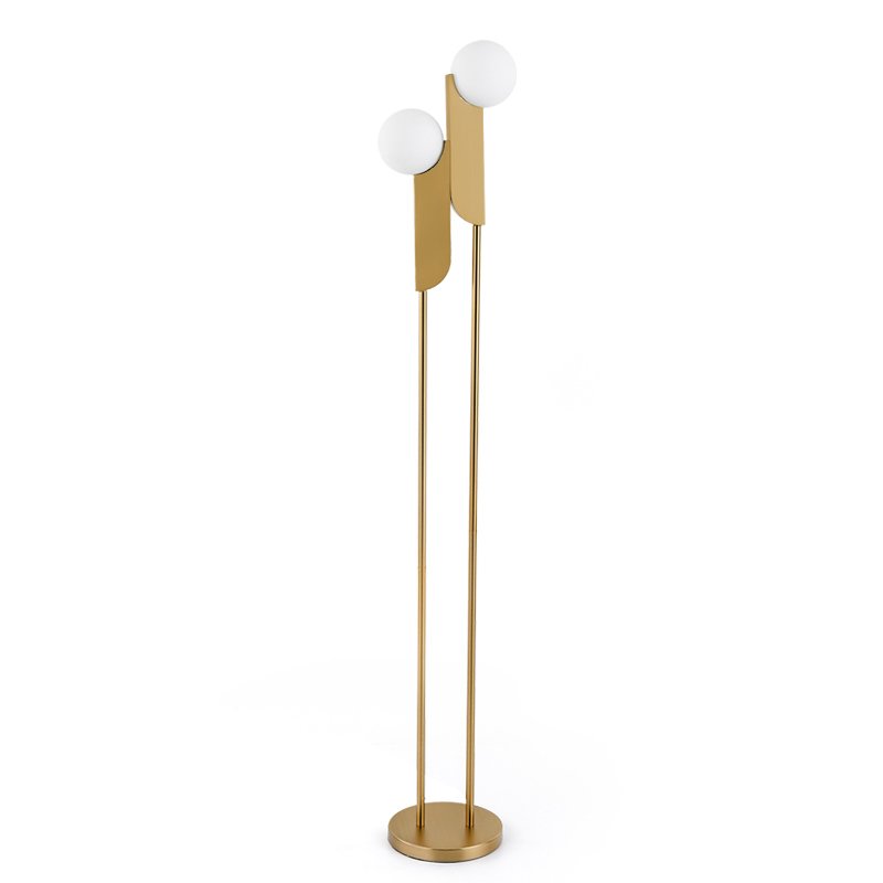 Торшер Two ball floor lamp Золотой Торшер Two ball floor lamp Золотой в Волгограде | Loft Concept