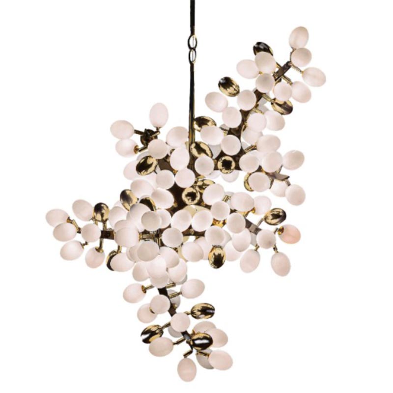 Люстра дизайнерска Valiant Chandelier Vertical Barlas Baylar Бронза Белый Люстра дизайнерска Valiant Chandelier Vertical Barlas Baylar Бронза Белый в Волгограде | Loft Concept
