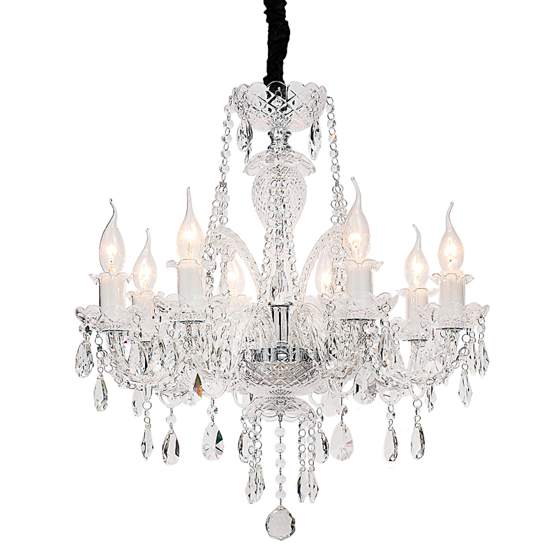 Люстра Markel Chandelier 57 Хром Прозрачный Люстра Markel Chandelier 57 Хром Прозрачный в Волгограде | Loft Concept
