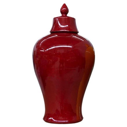 Ваза с крышкой Red Water-glass Красный Ваза с крышкой Red Water-glass Красный в Волгограде | Loft Concept
