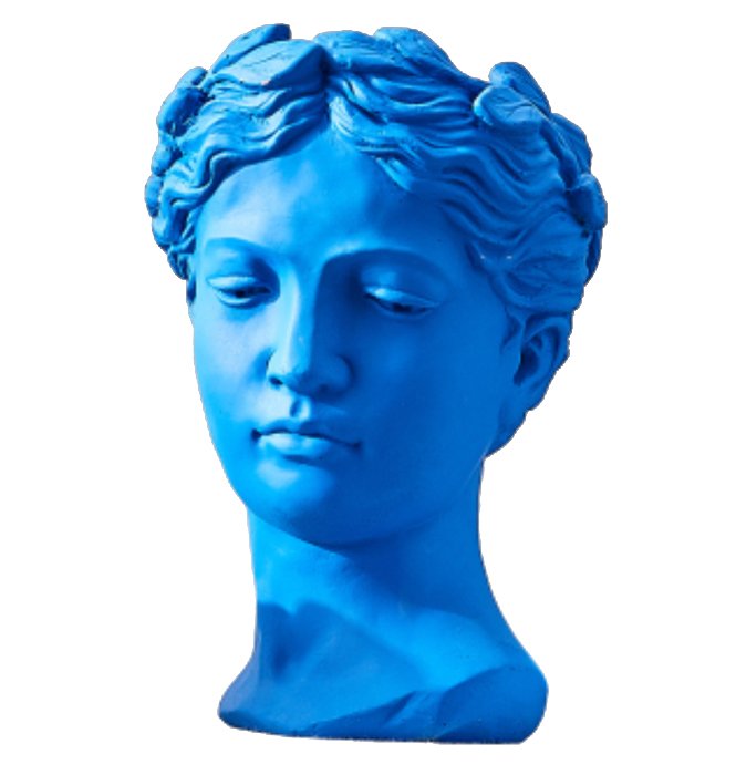 Ваза Female Bust Синий Ваза Female Bust Синий в Волгограде | Loft Concept