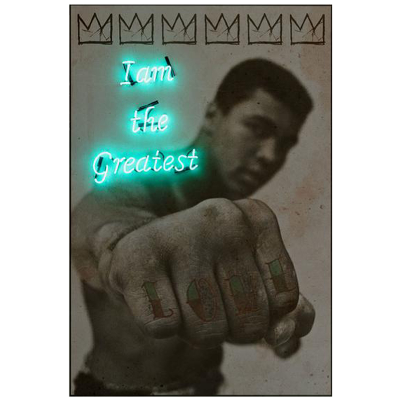 Неоновый постер Muhammad Ali Мульти Неоновый постер Muhammad Ali Мульти в Волгограде | Loft Concept