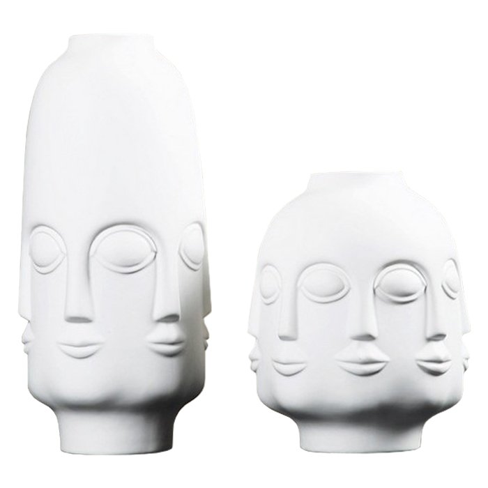 Ваза Budda Head Белый Ваза Budda Head Белый в Волгограде | Loft Concept