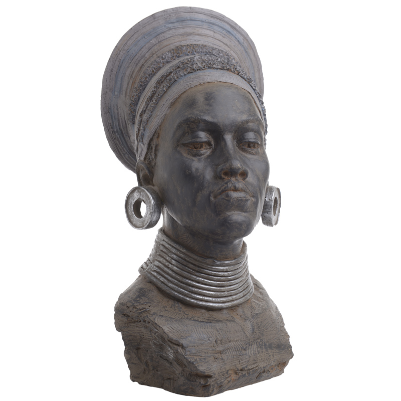 Статуэтка African Woman #2 Бежево-серый Статуэтка African Woman #2 Бежево-серый в Волгограде | Loft Concept