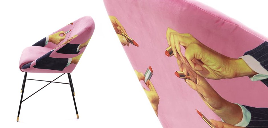 Кресло Seletti Padded Chair Lipsticks Pink Кресло Seletti Padded Chair Lipsticks Pink - Loft-Concept в Волгограде
