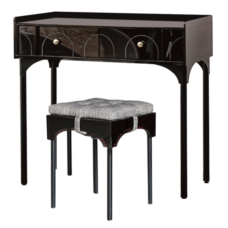 Трельяж из акрила Acrylic Dressing Table Черный Серый Трельяж из акрила Acrylic Dressing Table Черный Серый в Волгограде | Loft Concept