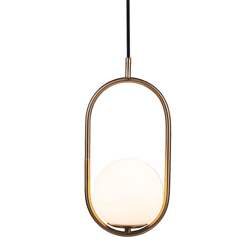 Подвесной светильник B.LUX C Ball oval copper Белый Медь Подвесной светильник B.LUX C Ball oval copper Белый Медь в Волгограде | Loft Concept