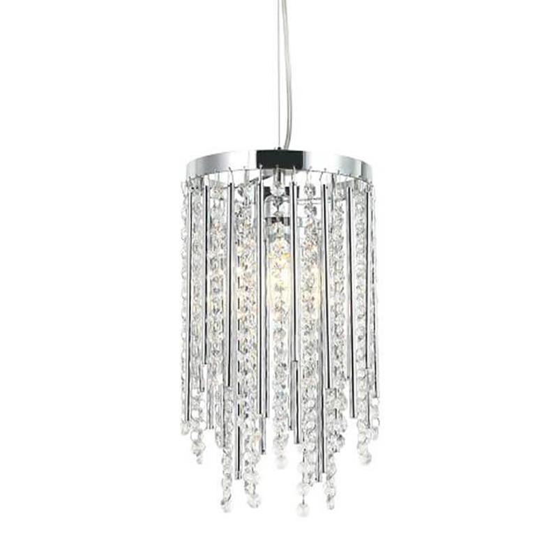 Подвесной светильник Crystal Wind Chimes Chrome Hanging Lamp Хром Прозрачный Подвесной светильник Crystal Wind Chimes Chrome Hanging Lamp Хром Прозрачный в Волгограде | Loft Concept