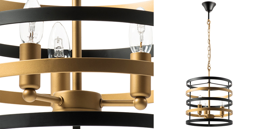 Люстра Gold Stripes Chandelier 3 Люстра Gold Stripes Chandelier 3 - Loft-Concept в Волгограде