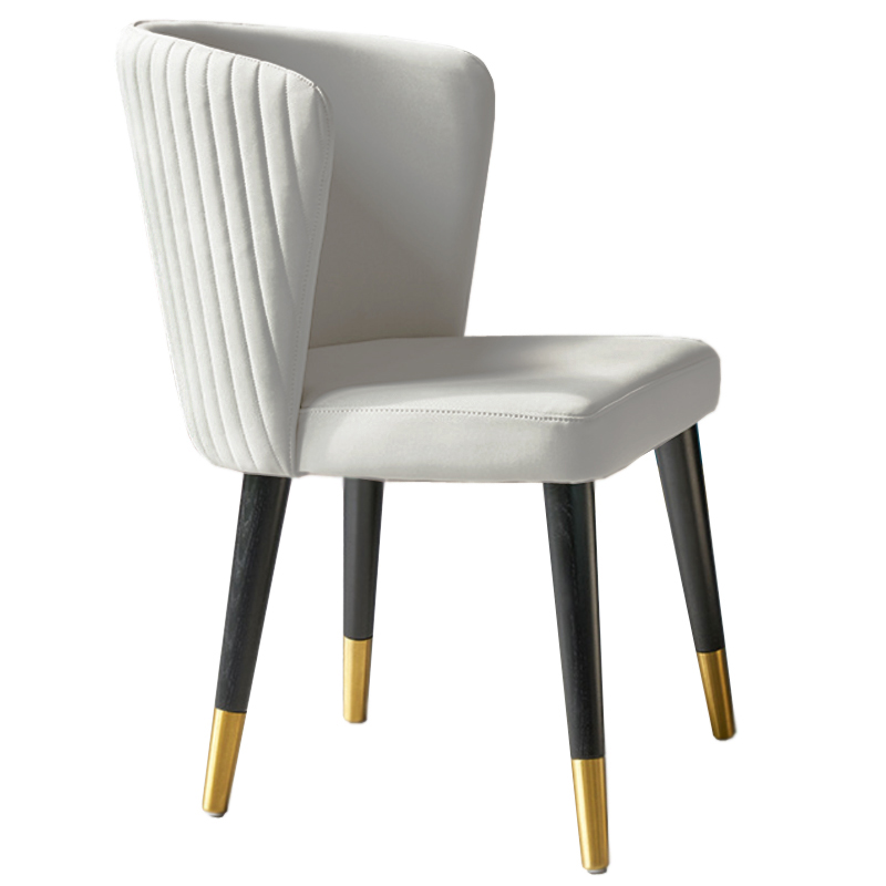 Стул Chair Wide Back белый Белый Латунь Стул Chair Wide Back белый Белый Латунь в Волгограде | Loft Concept