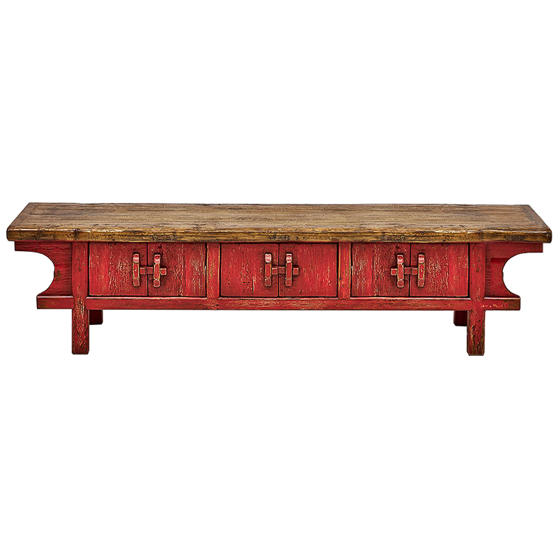 Тумба Chinoiserie TV stand Древесина Красный Тумба Chinoiserie TV stand Древесина Красный в Волгограде | Loft Concept