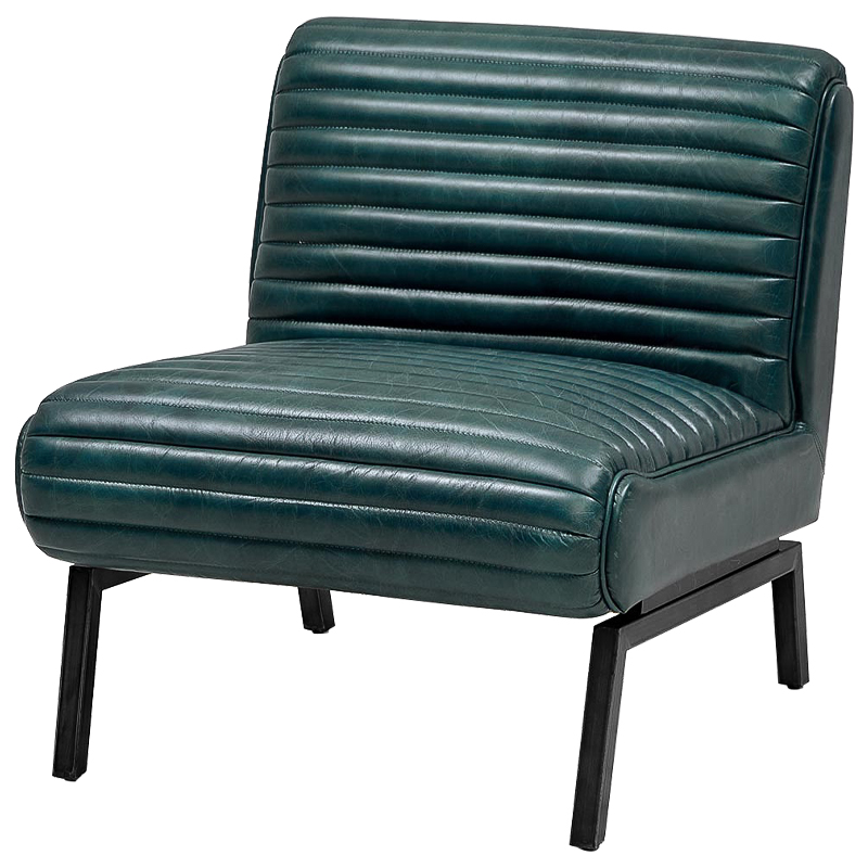 Кресло Gather Emerald Leather Chair Изумрудный Кресло Gather Emerald Leather Chair Изумрудный в Волгограде | Loft Concept
