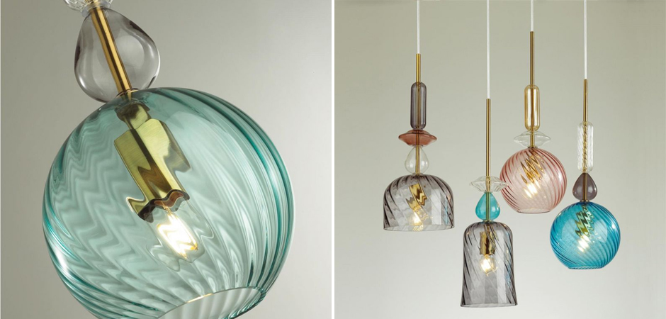 Подвесной Geometry Glass Бирюзовый Подвесной Geometry Glass Бирюзовый - Loft-Concept в Волгограде