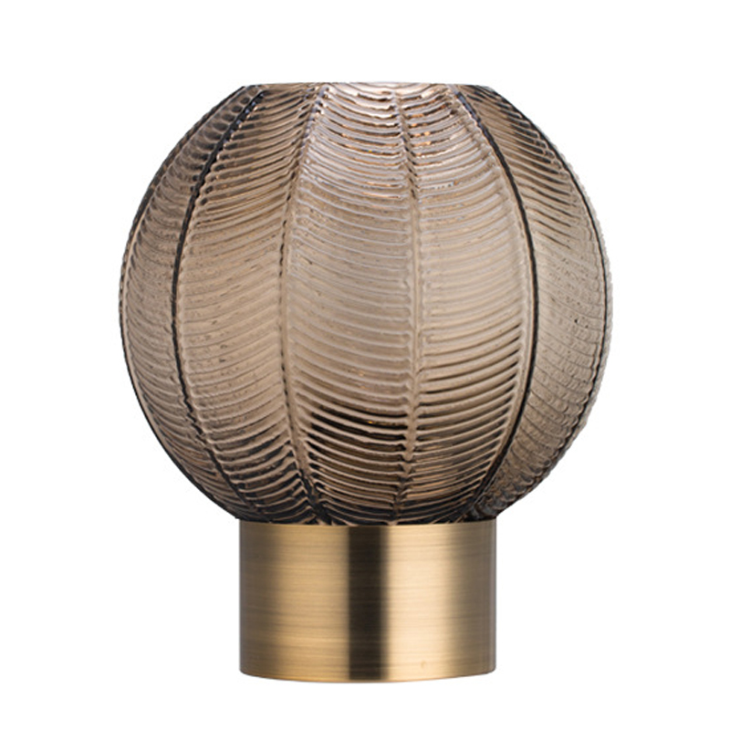 Ваза Vase Golden Throat Ball Gray Серый Глянцевое золото Ваза Vase Golden Throat Ball Gray Серый Глянцевое золото в Волгограде | Loft Concept