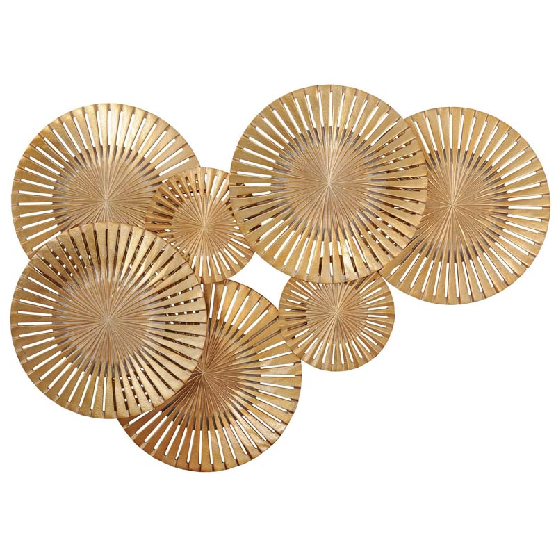 Арт-объект Apollo Gold Wall Plaque Disc gap 7 Золотой Арт-объект Apollo Gold Wall Plaque Disc gap 7 Золотой в Волгограде | Loft Concept