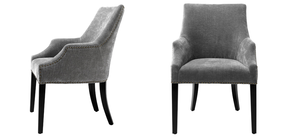 Стул Eichholtz Dining Chair Legacy grey Стул Eichholtz Dining Chair Legacy grey - Loft-Concept в Волгограде