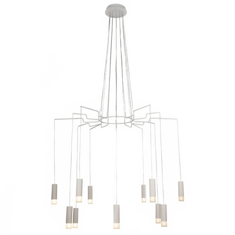 Wireflow LED White Suspension lam 12 патронов Белый Wireflow LED White Suspension lam 12 патронов Белый в Волгограде | Loft Concept