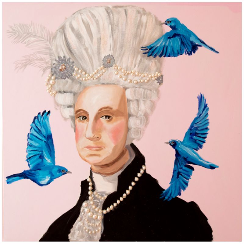 Картина Georgina Washington with Blue Birds Мульти Картина Georgina Washington with Blue Birds Мульти в Волгограде | Loft Concept