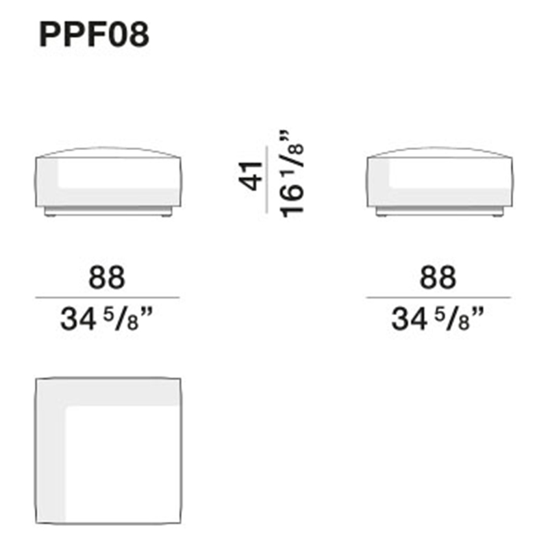 Дизайнерский уличный пуф PALINFRASCA Pouf в Волгограде