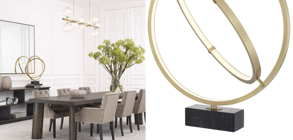 Настольная лампа Eichholtz Table Lamp Cassini Настольная лампа Eichholtz Table Lamp Cassini - Loft-Concept в Волгограде