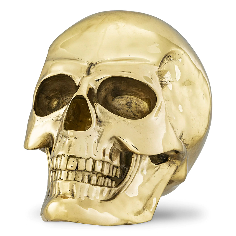 Статуэтка Philipp Plein Gold Skull Element Золотой Статуэтка Philipp Plein Gold Skull Element Золотой в Волгограде | Loft Concept