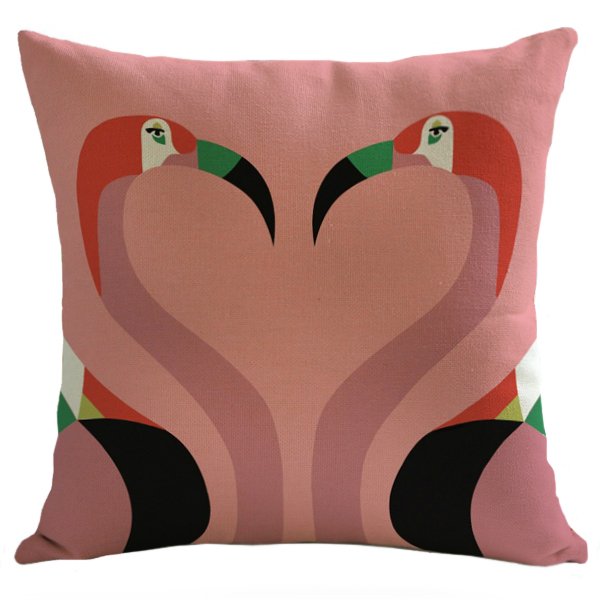 Декоративная подушка Flamingo #9 Мульти Декоративная подушка Flamingo #9 Мульти в Волгограде | Loft Concept
