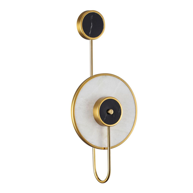 Бра Kaspar Wall lamp Черный Белый Золотой Бра Kaspar Wall lamp Черный Белый Золотой в Волгограде | Loft Concept