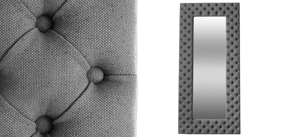 Зеркало Capitone Mirror Gray Зеркало Capitone Mirror Gray - Loft-Concept в Волгограде