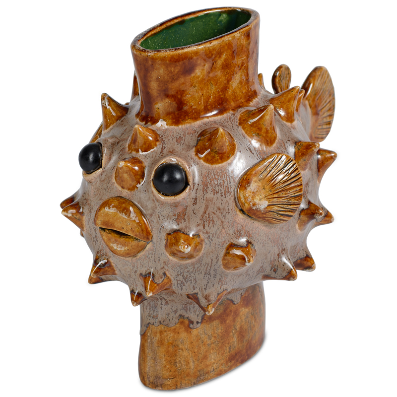 Ваза Puffer Fish Vase Карамель Ваза Puffer Fish Vase Карамель в Волгограде | Loft Concept