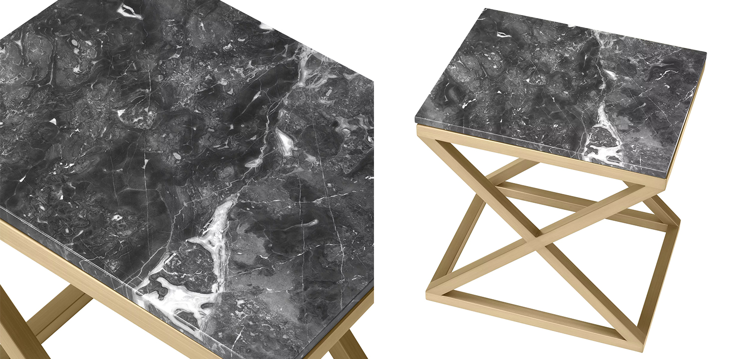 Приставной стол Eichholtz Side Table Criss Cross - фото