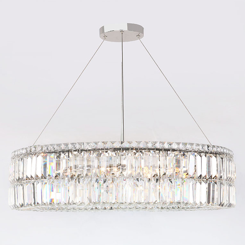 Люстра Darleen Crystal Nickel Chandelier 17 Никель Прозрачный (Transparent) Люстра Darleen Crystal Nickel Chandelier 17 Никель Прозрачный (Transparent) в Волгограде | Loft Concept