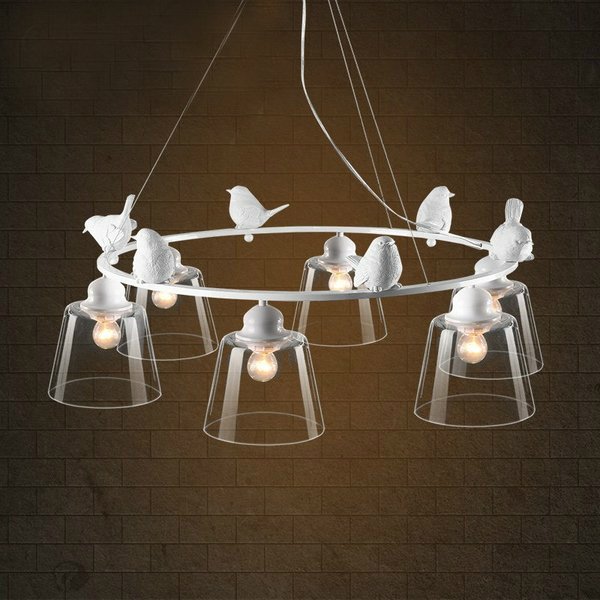 Люстра Provence Bird Chandelier Белый Люстра Provence Bird Chandelier Белый в Волгограде | Loft Concept