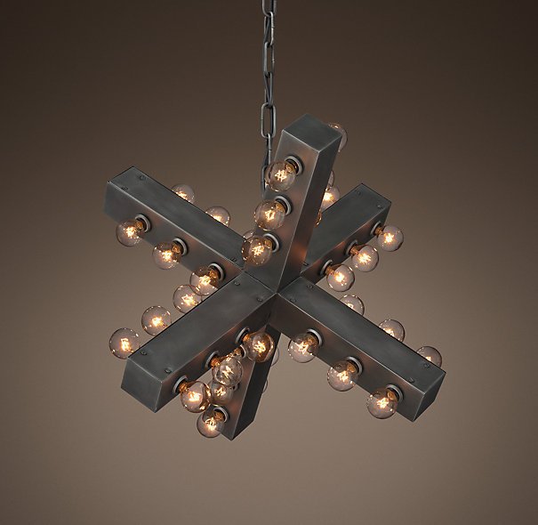 Люстра Nero Chandelier 56 Черный Люстра Nero Chandelier 56 Черный в Волгограде | Loft Concept