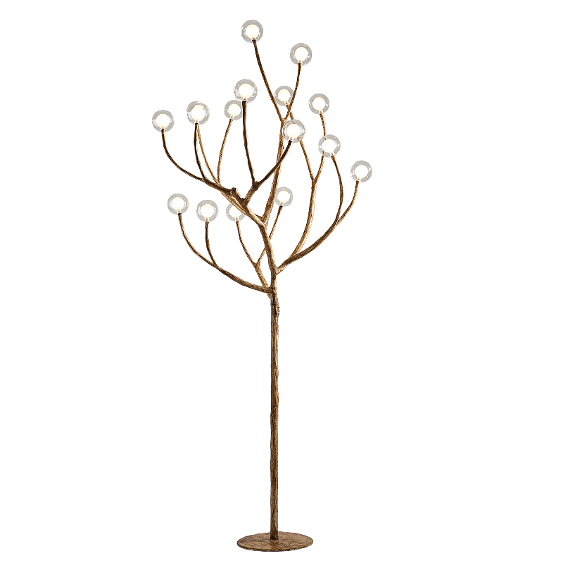 Торшер Tree branch Floor lamp Коричневый Белый Торшер Tree branch Floor lamp Коричневый Белый в Волгограде | Loft Concept