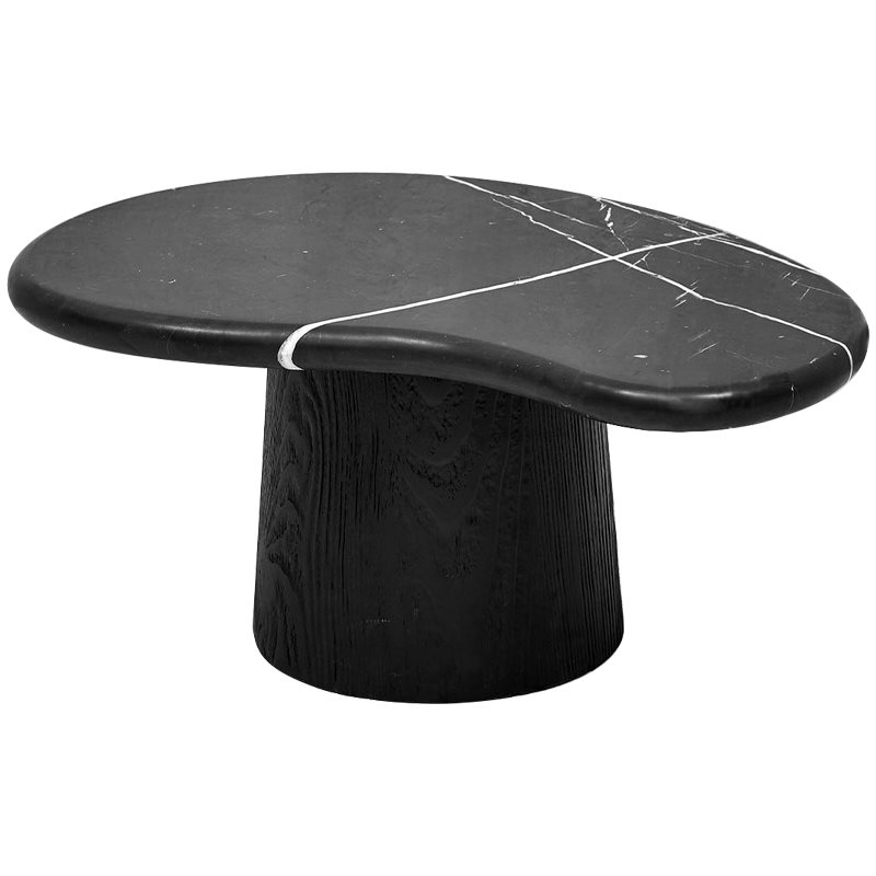 Кофейный стол Geoffroy Coffee Table Черный Мрамор Nero Черный матовый Кофейный стол Geoffroy Coffee Table Черный Мрамор Nero Черный матовый в Волгограде | Loft Concept