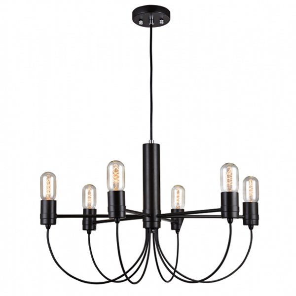 Люстра Loft Bars Fountain Chandelier 6 Черный Люстра Loft Bars Fountain Chandelier 6 Черный в Волгограде | Loft Concept