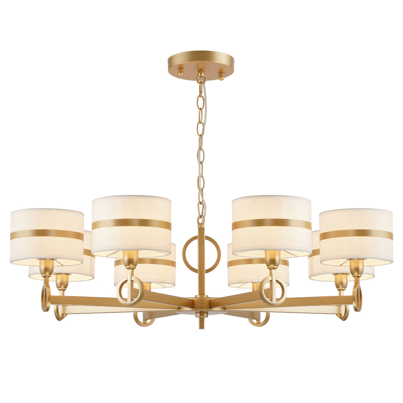 Люстра Guenael Chandelier 90 Золотой Белый Люстра Guenael Chandelier 90 Золотой Белый в Волгограде | Loft Concept
