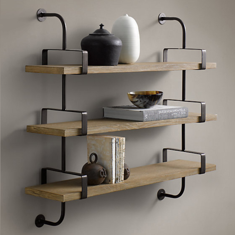 Полка из Дуба RH SHELVING & LEDGES 105 см Графит Полка из Дуба RH SHELVING & LEDGES 105 см Графит в Волгограде | Loft Concept