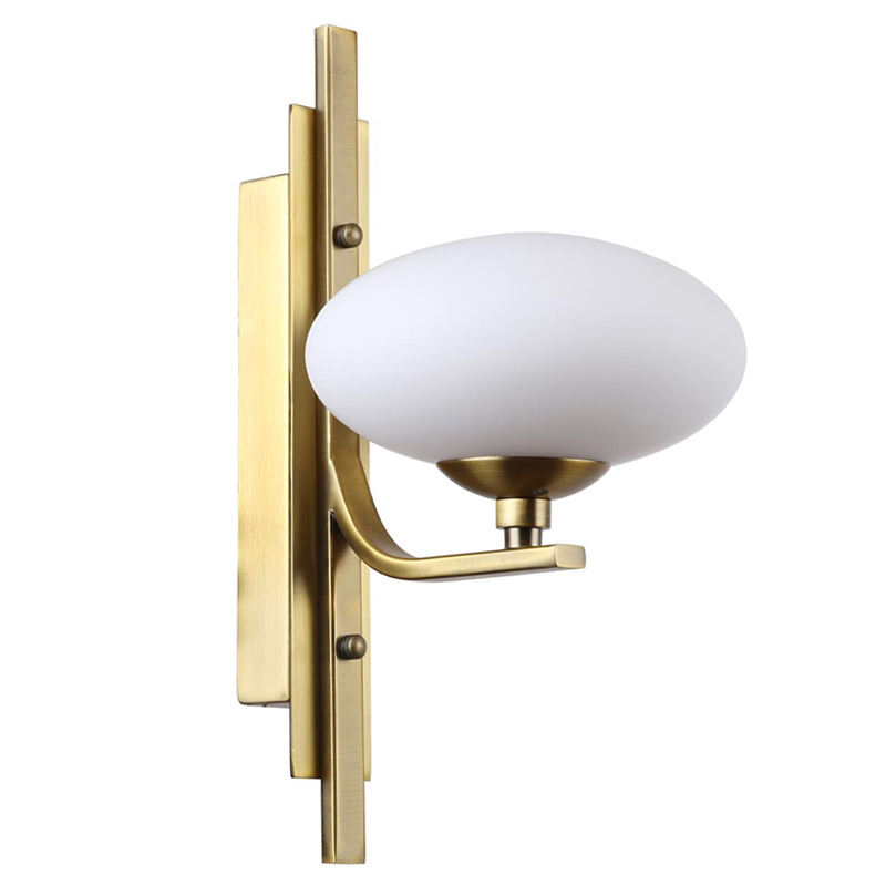 Oval Balls Mushrooms Wall Lamp Brass Латунь Прозрачный белый Oval Balls Mushrooms Wall Lamp Brass Латунь Прозрачный белый в Волгограде | Loft Concept