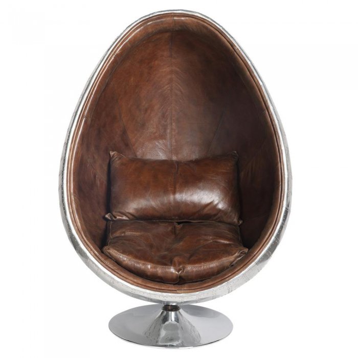 Кресло яйцо Aviator Egg Chair Коричневый в Волгограде | Loft Concept 