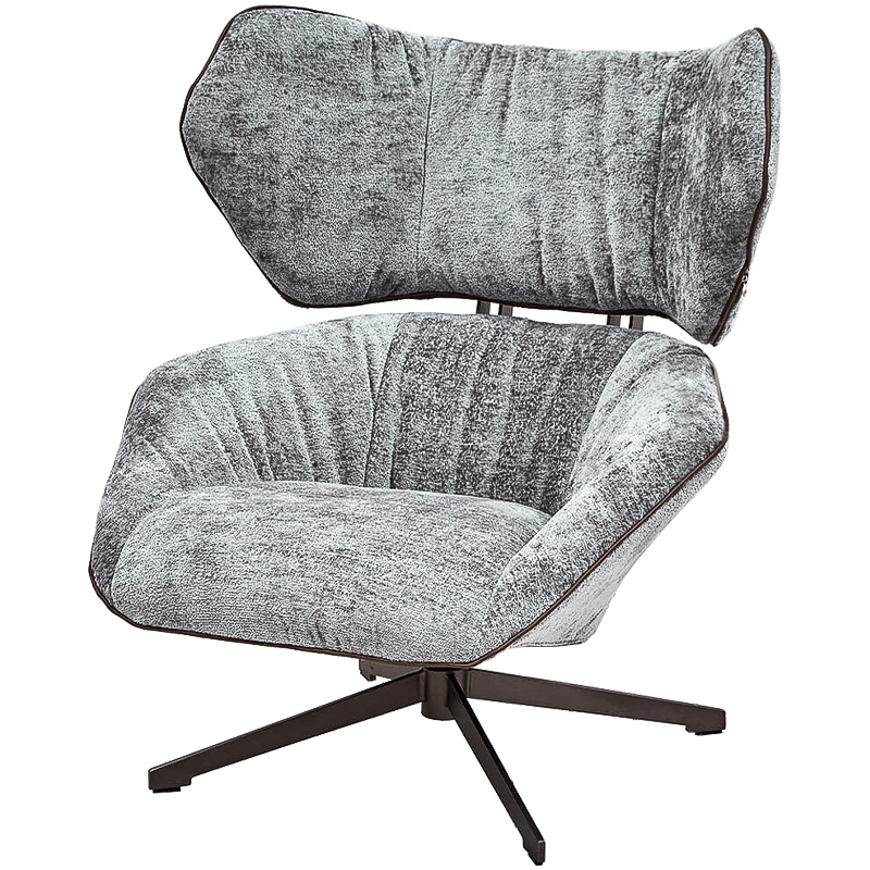 Кресло Holdor Chair Серый Темная бронза Кресло Holdor Chair Серый Темная бронза в Волгограде | Loft Concept