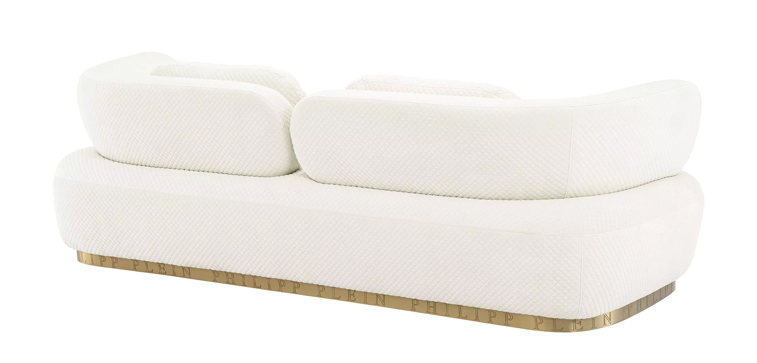 Диван Philipp Plein Sofa Signature Белый - фото №2
