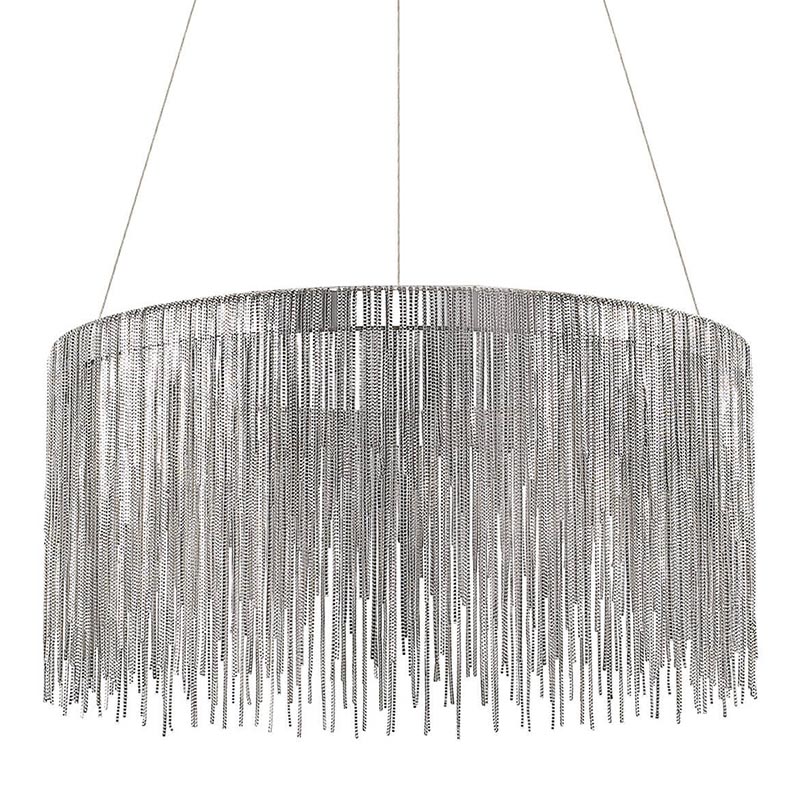 Люстра Atlantis Chain Chandelier Round Chrome Хром Люстра Atlantis Chain Chandelier Round Chrome Хром в Волгограде | Loft Concept