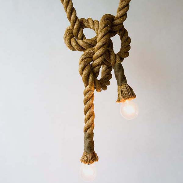 Подвесной светильник Rope Double Подвесной светильник Rope Double в Волгограде | Loft Concept
